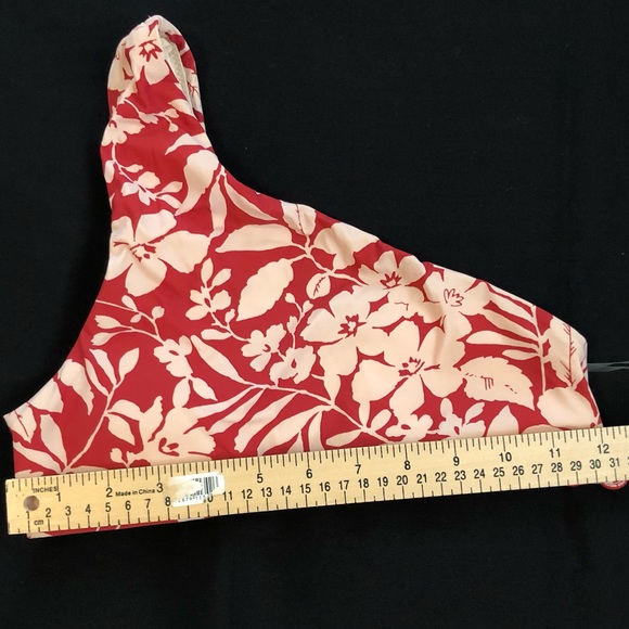 RED CARTER BIKINI TOP - Picture 7 of 7